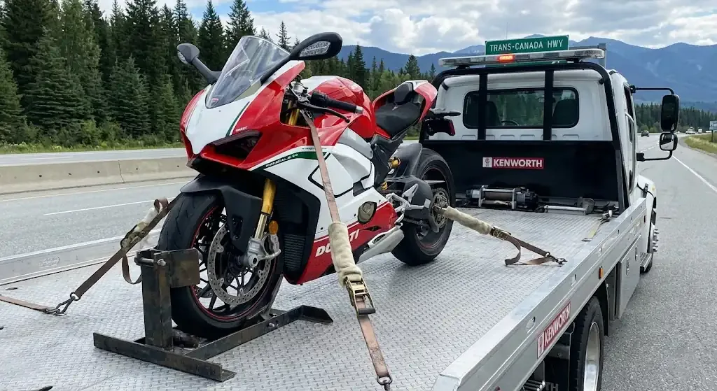 Baltimore motorcycle tow truck service