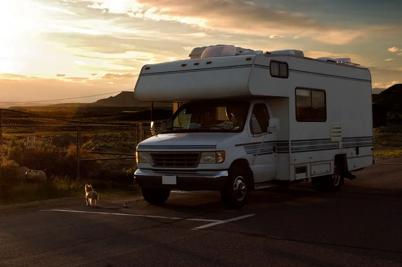Baltimore RV motorhome ready for transport